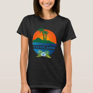 Camiseta Las palmas de playa de Tailandia Vacaciones Koh Sa