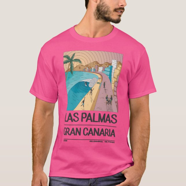 Camiseta Las Palmas Gran Canaria España (Anverso)