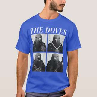 Camiseta Las Palomas Rockeras Animales Divertidos Música Ro