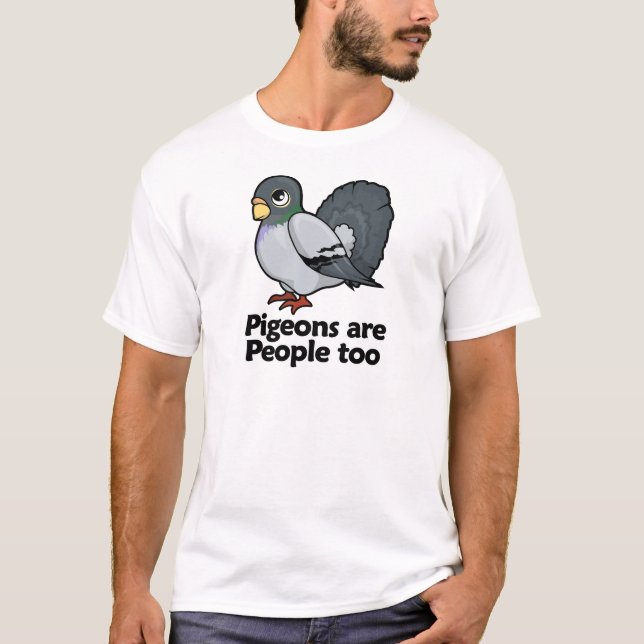 Camiseta Las palomas son gente también (Anverso)