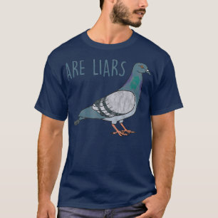 Camiseta Las Palomas Son Mentirosos Arent Espías Reales Pu