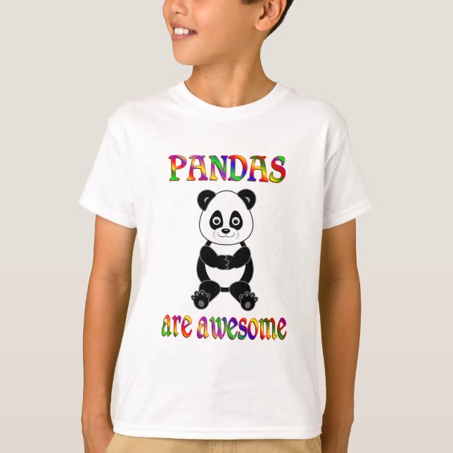 Camiseta Las pandas son impresionantes (Anverso)