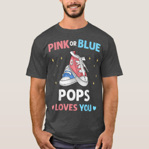 Camiseta Las papas rosas o azules te adoran el dulce abuelo
