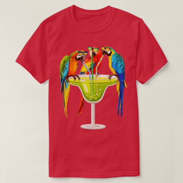 Camiseta Las Parrotas Se Beben Margarita En Verano Vacati (Diseño del anverso)
