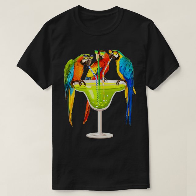 Camiseta Las Parrotas Se Beben Margarita En Verano Vacati (Diseño del anverso)
