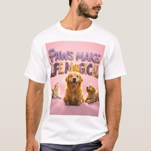 Camiseta Las patas hacen que la vida sea mágica Amante de p