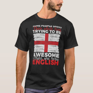 Camiseta Las personas alucinantes nacen inglés Inglaterra