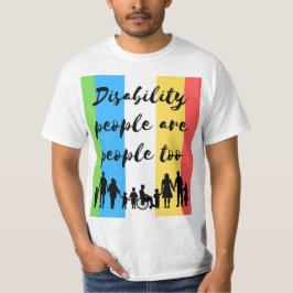 Camiseta las personas con discapacidad también son personas