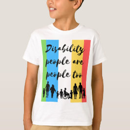Camiseta las personas con discapacidad también son personas
