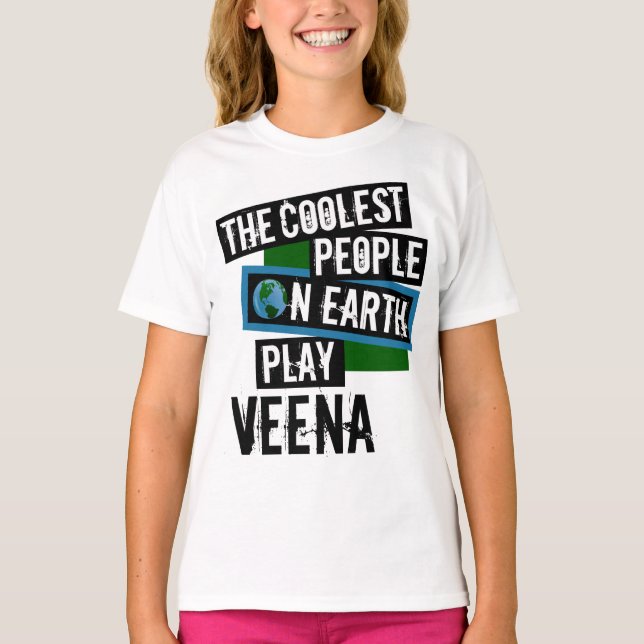 Camiseta Las personas más frías de la Tierra juegan a Veena (Anverso)