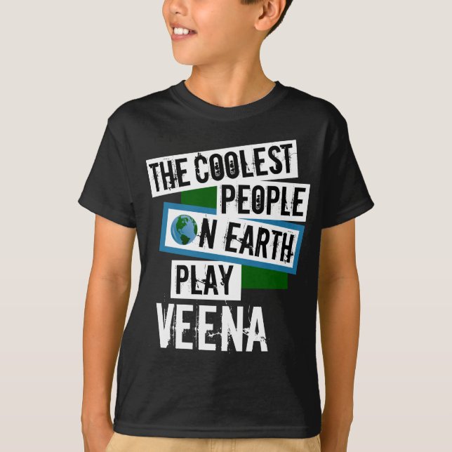 Camiseta Las personas más frías de la Tierra juegan a Veena (Anverso)