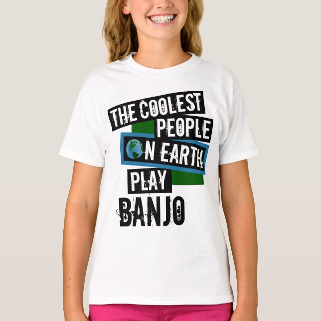 Camiseta Las personas más frías de la Tierra juegan banjo (Anverso)
