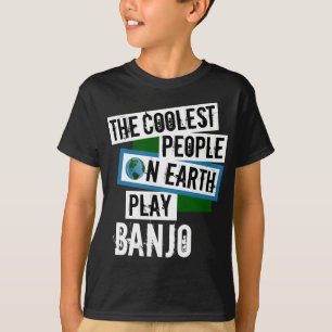 Camiseta Las personas más frías de la Tierra juegan banjo