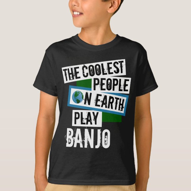 Camiseta Las personas más frías de la Tierra juegan banjo (Anverso)