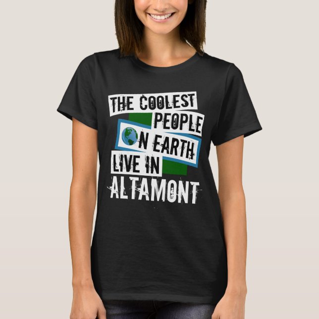 Camiseta Las personas más frías de la Tierra viven en Altam (Anverso)