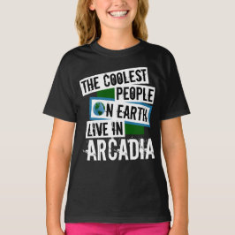 Camiseta Las personas más frías de la Tierra viven en Arcad