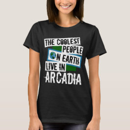 Camiseta Las personas más frías de la Tierra viven en Arcad