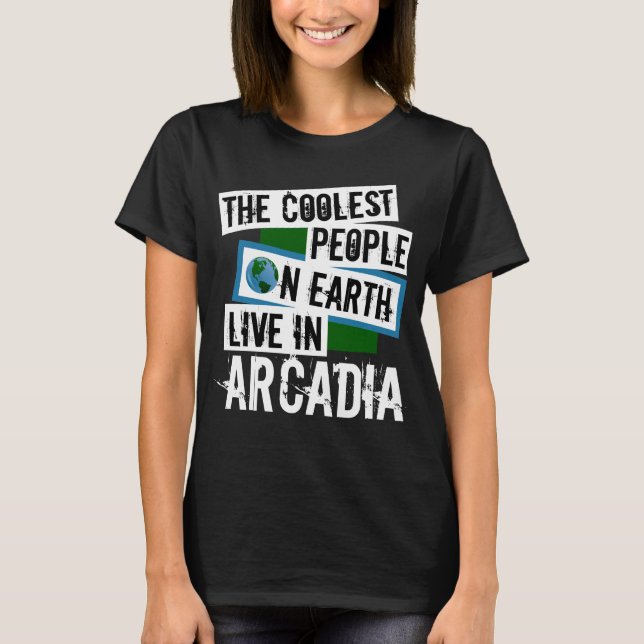 Camiseta Las personas más frías de la Tierra viven en Arcad (Anverso)