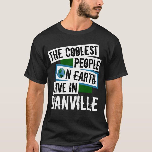 Camiseta Las personas más frías de la Tierra viven en Danvi (Anverso)