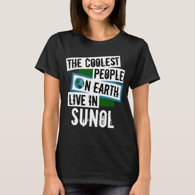 Camiseta Las personas más frías de la Tierra viven en el So (Anverso)
