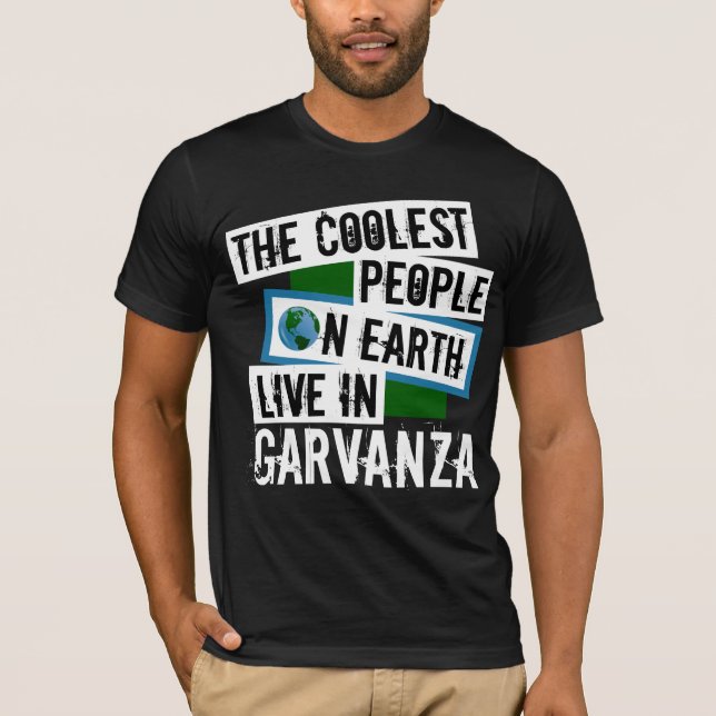 Camiseta Las personas más frías de la Tierra viven en Garva (Anverso)