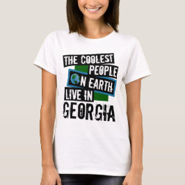 Camiseta Las personas más frías de la Tierra viven en Georg