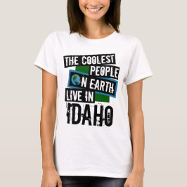 Camiseta Las personas más frías de la Tierra viven en Idaho