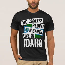 Camiseta Las personas más frías de la Tierra viven en Idaho