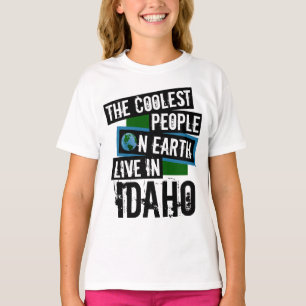 Camiseta Las personas más frías de la Tierra viven en Idaho