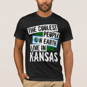 Camiseta Las personas más frías de la Tierra viven en Kansa
