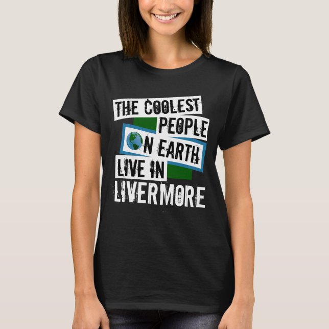 Camiseta Las personas más frías de la Tierra viven en Liver (Anverso)