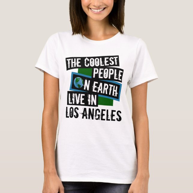 Camiseta Las personas más frías de la Tierra viven en Los Á (Anverso)