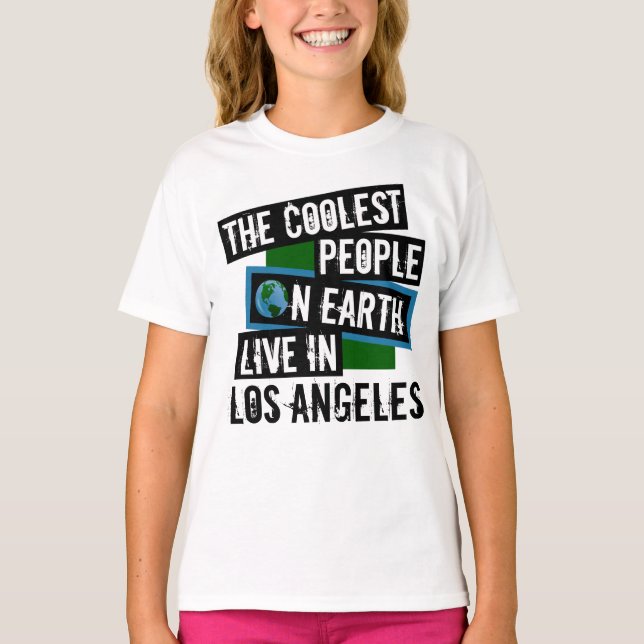 Camiseta Las personas más frías de la Tierra viven en Los Á (Anverso)