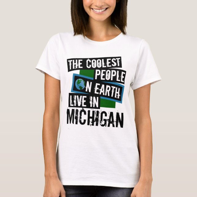 Camiseta Las personas más frías de la Tierra viven en Michi (Anverso)