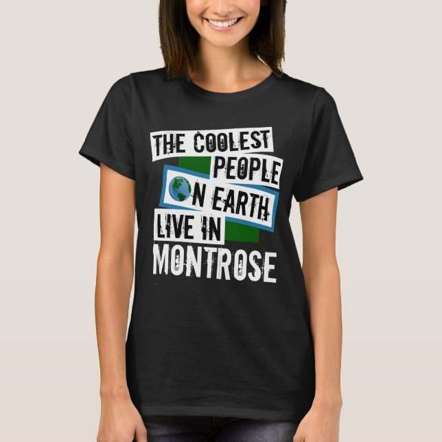 Camiseta Las personas más frías de la Tierra viven en Montr (Anverso)