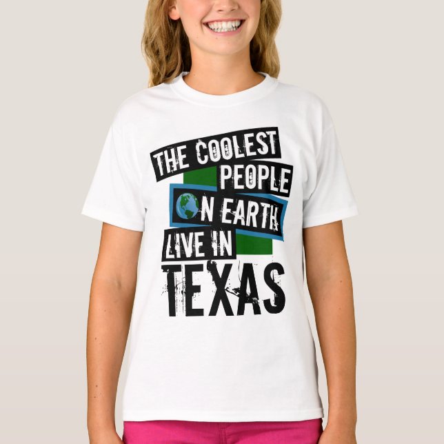 Camiseta Las personas más frías de la Tierra viven en Texas (Anverso)