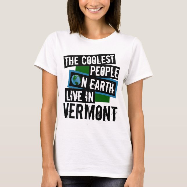 Camiseta Las personas más frías de la Tierra viven en Vermo (Anverso)