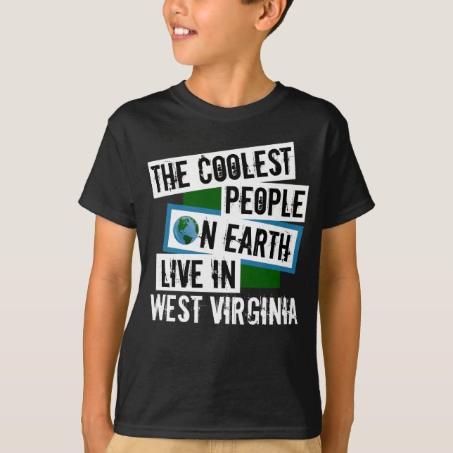 Camiseta Las personas más frías de la Tierra viven en Virgi (Anverso)