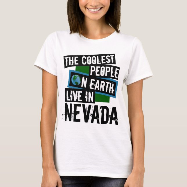 Camiseta Las personas más frías del mundo viven en Nevada (Anverso)