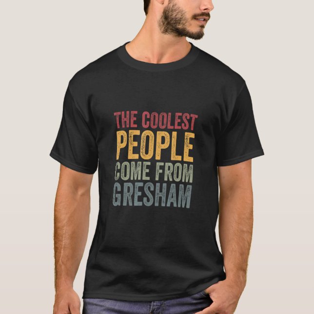 Camiseta Las personas más frías vienen de Gresham (Anverso)