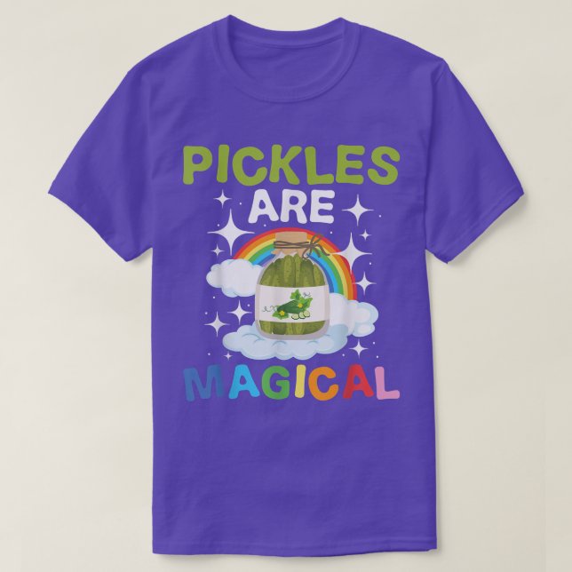 Camiseta Las Pickles Son Vegetales Vegetarianos Magníficos  (Diseño del anverso)