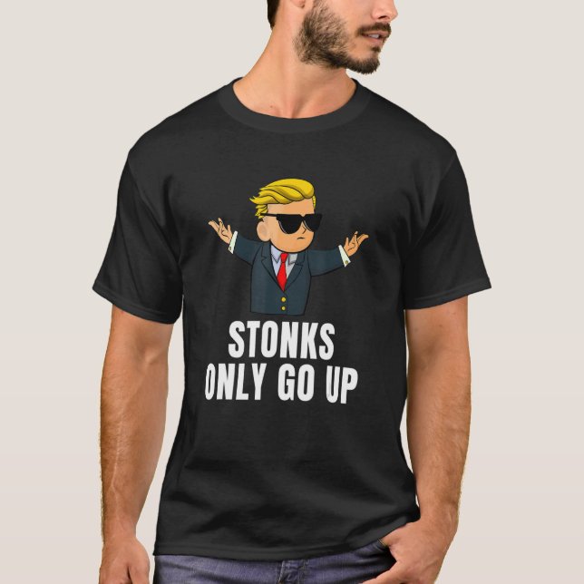 Camiseta Las piedras solo suben en Wall Street Bets Meme Tr (Anverso)