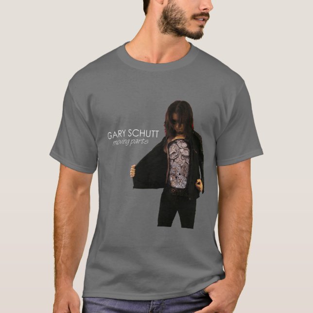 Camiseta Las piezas de Gary Schutt viajan al frente de la (Anverso)