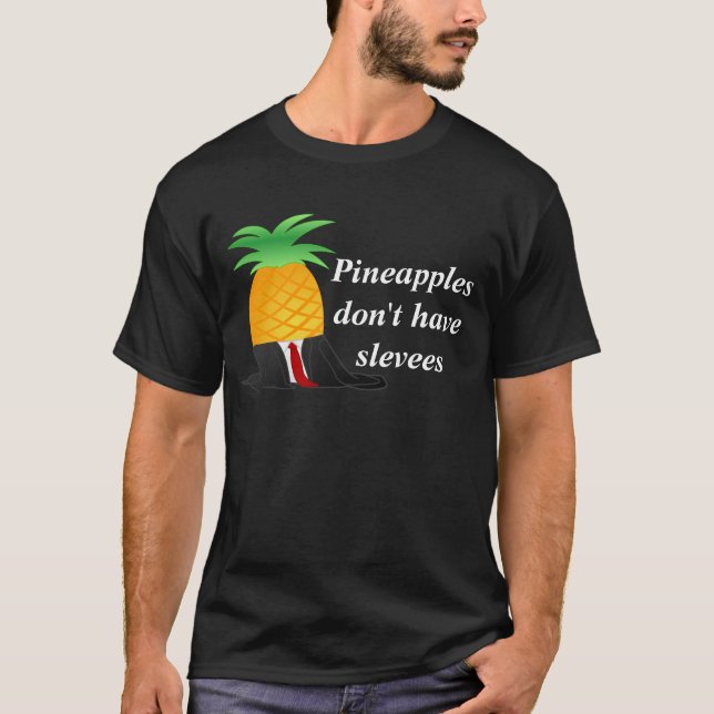 Camiseta Las piñas no tienen mangas (Anverso)