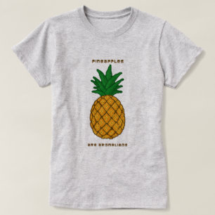 Camiseta Las piñas son Bromelias