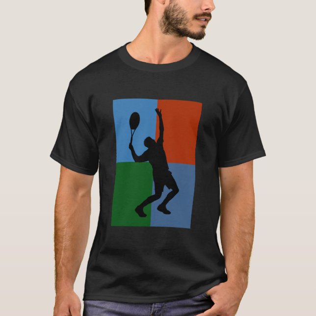 Camiseta Las pistas de tenis de Grand Slam sirven (Anverso)