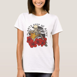 Camiseta Las plantas me mantienen vivo