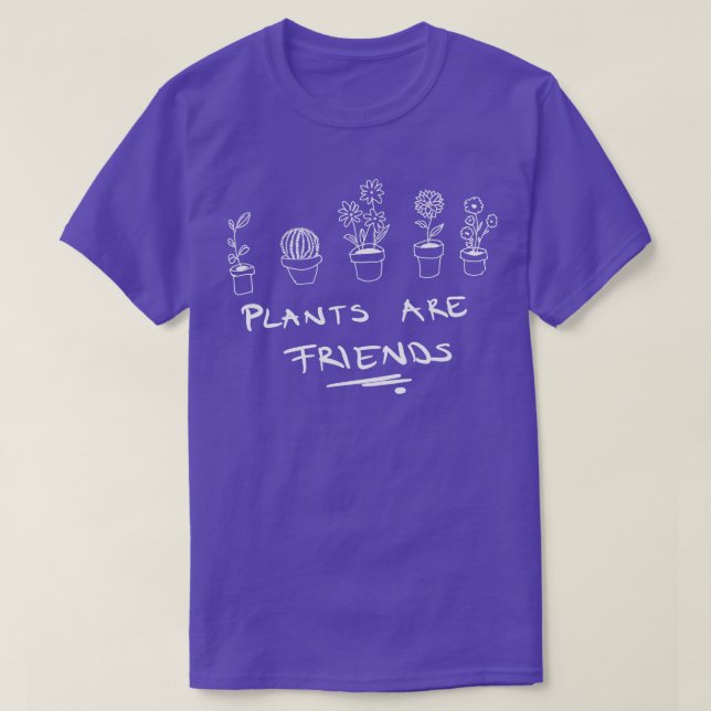 Camiseta Las plantas son amigos (Diseño del anverso)