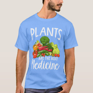 Camiseta Las plantas son la mejor medicina Base de plantas