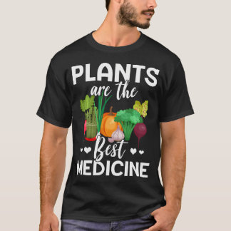 Camiseta Las Plantas Son La Mejor Medicina Naturopatas Basa